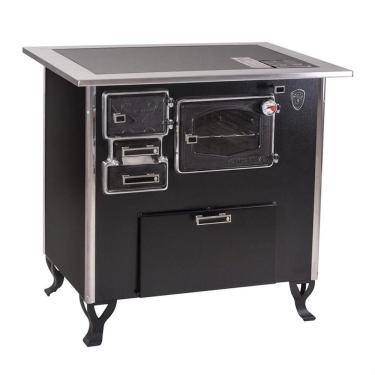 Imagem de Fogão A Lenha C Forninho C Cx Dir Preto Vidro Cer Nº2