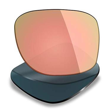 Imagem de Lentes de reposição polarizadas Mryok para Oakley Holbrook Asian Fit (AF) – Peach Gold