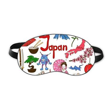 Imagem de Japan Landscap Animais Bandeira Nacional Sono Protetor de Olhos Macio Noite