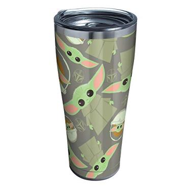 Imagem de Tervis Star Wars – Copo isolado The Mandalorian, 850 g – Aço inoxidável, padrão infantil