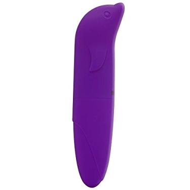 Imagem de VIBRADOR GOLFINHO TOQUE AVELUDADO ROXO