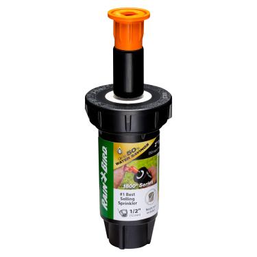 Imagem de Rain Bird Aspersor pop-up profissional 1802LNPRS regulador de pressão (PRS), apenas corpo sem bocal, altura pop-up de 5 cm