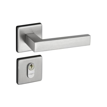 Imagem de Fechadura 409 Roseta Quadrada Máquina 55 Cromo Acetinado Externa Pado