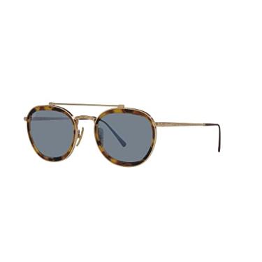 Imagem de Persol Óculos de sol Pilot PO5008ST, Ouro/azul-claro, 51 mm