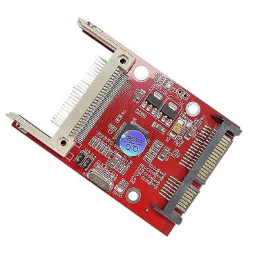 Imagem de MOOKEENONE Adaptador para CF para SATA, adaptador conversor de cartão conversor CF para SATA, adaptador de cartão de disco rígido HDD