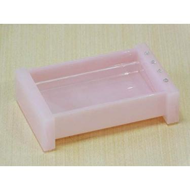 Imagem de Saboneteira de Mesa em Acrílico Com Strass Rosa Decor Acrílicos