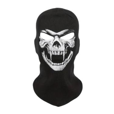 Imagem de Polainas de pescoço de Halloween, Bandana ergonômica de máscara de ciclismo de inverno quente, Atividades ao ar livre essenciais para montanhismo, aventura ao ar livre, pesca, esqui, equitação, Canian