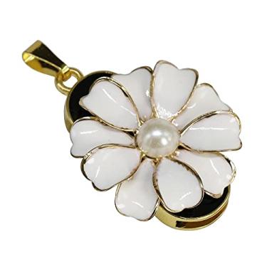 Imagem de 128 GB Modelo Flor USB 2.0 Flash Drive Memory Stick Stitch Thumb Drive Armazenamento de Dados PenDrive USB Drive Jump Drive (Branco)