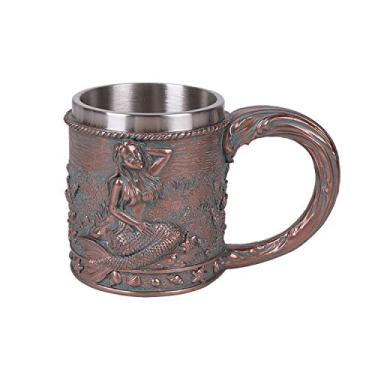 Imagem de Pacific Giftware Caneca de café bebendo sereia sob o mar oceano