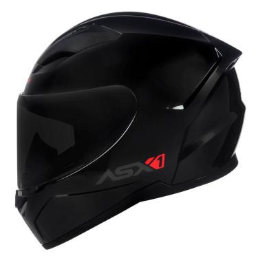 Imagem de Capacete ASX City Solid Preto Brilhante