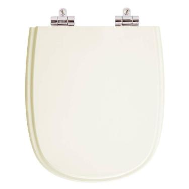 Imagem de Assento Sanitario Poliester com Amortecedor Sabatini Palha (Bege Claro) para Vaso Icasa