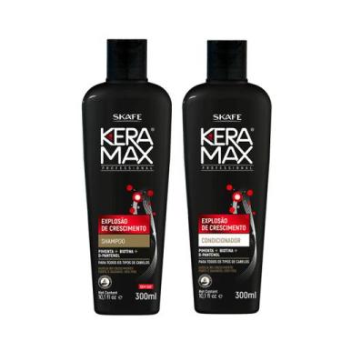 Imagem de Kit Shampoo+ Condicionador Keramax Explosao De Crescimento - Skafe