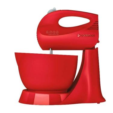 Imagem de Batedeira Cadence Bat411 Jolie Colors 1 Tigela 200w 3 Velocidades Vermelho 220v
