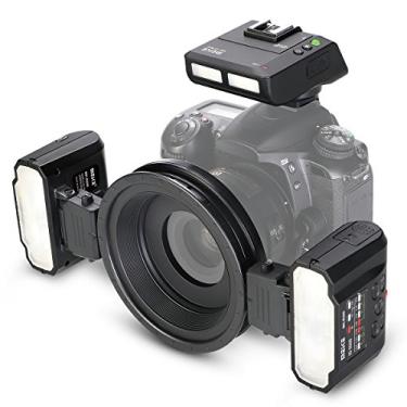 Imagem de Meike MK-MT24 Close-Up Speedlight Macro Twin Lite Flash compatível com câmeras SLR digitais Nikon F-Mount Z-Mount D1X D2 D2H D2X D3 D3X D200 D300 D300S D700 D3500 Z6 Z7, etc