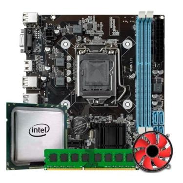 Imagem de Kit Placa mãe LGA 1155 / Intel Core i3 3220 / 8GB RAM DDR3