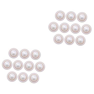 Imagem de Tofficu 20 Unidades adorno de roupas botões para roupas botões de bricolage botões de camisa decoração botões de costura DIY botão redondo ajustável ferramenta véu decorar PIN