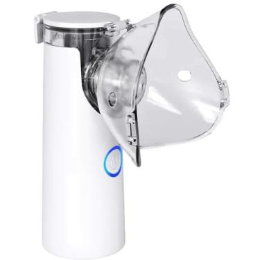 Imagem de Inalador Portátil Nebulizador Sem Fio Carregamento Recarregavel USB Para Adultos Crianças Nevoa Fria Ultra Sonico Stok Certo Bolsa de Armazenamento