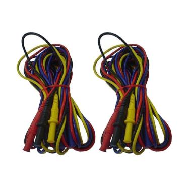 Imagem de Kit 2 Conjunto Ponta Garra Jacaré Utilizada Analisador Energia Ae-200 Instrutherm