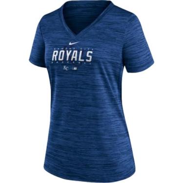 Imagem de Nike Camiseta feminina MLB Velocity Practice, Azul, M