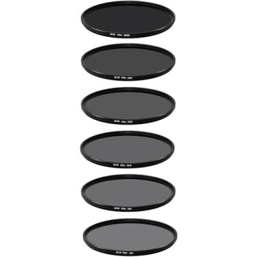 Imagem de ICE CO Conjunto de 6 filtros finos 77 mm ND MC ND4 ND8 ND16 ND32 ND64 ND1000 2, 3, 4, 5, 6,10 Stop 16 camadas de vidro óptico nano multi-revestido