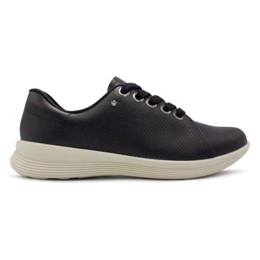 Imagem de Tênis Usaflex Feminino Couro Conforto Casual UC0602