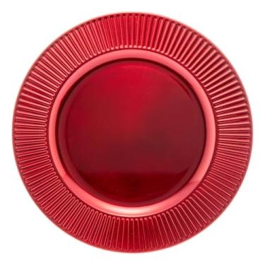 Imagem de LYOR - Sousplat de Plástico Primer Vermelho 33cm