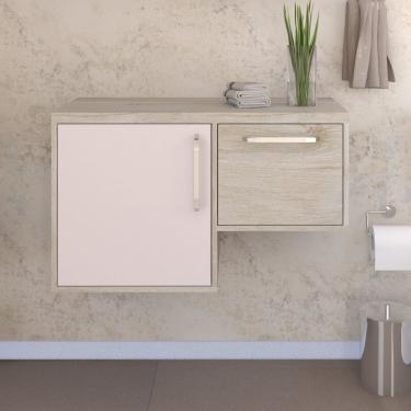 Imagem de Armário Gabinete Nexus 83L Contemporâneo Snow/Branco Chess