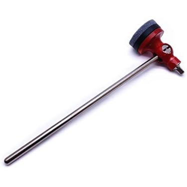 Imagem de TUOREN Batedor de Bumbo de Aço Inoxidável Pedal Martelo Cabeça Batedor Peças Instrumento Percussão (Vermelho)