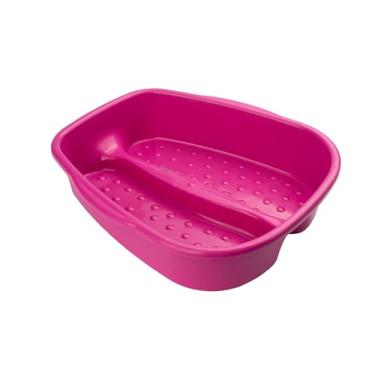 Imagem de NewBeauty Bacia Pedicure Luxo com Fundo Boleado (Rosa)