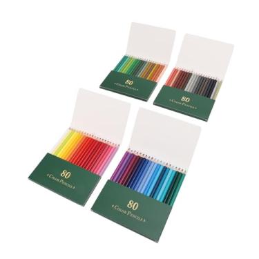 Imagem de Conjunto de Lápis de Cor Profissional, 80 Peças, Lápis de Cor Multicoloridos, Lápis de Madeira à Base de óleo, Lápis de Cor para Adultos