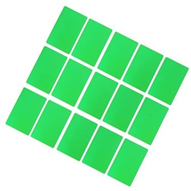 Imagem de Cartão de Visita de Alumínio Resistente Ao Desgaste à Prova D'água 50 Unidades para Reuniões de Empresa (Verde)