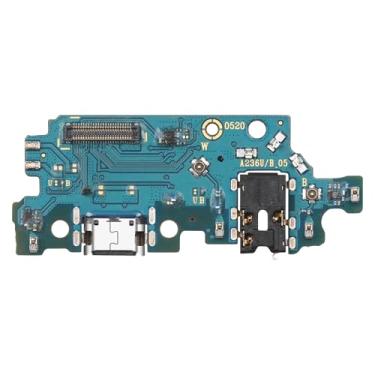 Imagem de BESJMYT Para Samsung Galaxy A23 5G Tipo-C Porta de carregamento de substituição USB Dock Connector Flex Cable Board com entrada de microfone Dock Jack Fone de ouvido Ferramentas de reparo de porta de