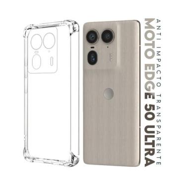 Imagem de Capa Capinha Anti Impacto Transparente Para Moto Edge 50 Ultra Xt2401 