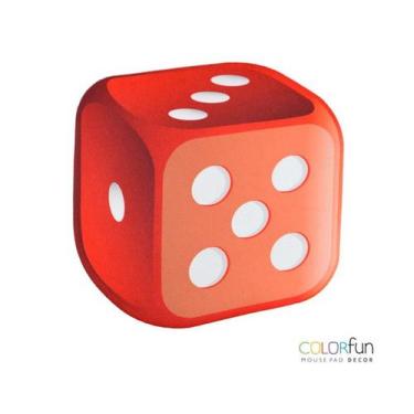 Imagem de Mousepad / Imã Decorativo ColorFun Dado - Reliza