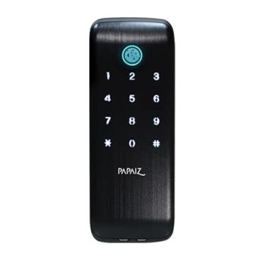 Imagem de Fechadura Digital SL125B Com Biometria De Sobrepor Resistente A Maresia