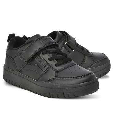 Imagem de Hurley Tênis infantil Rexx com alça ajustável, perfeito para qualquer atividade, conforto e suporte – meninos e meninas, Preto, 11 Little Kid