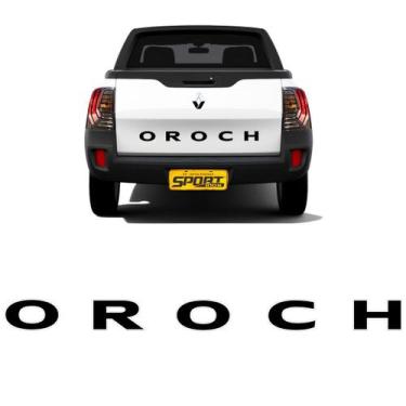 Imagem de Adesivo Tampa Traseira Renault Duster Oroch 2023 Preto - SPORTINOX