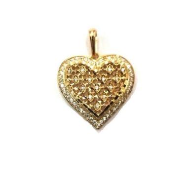 Imagem de Pingente de ouro 18k cuore di fusione - Elegancy Joias