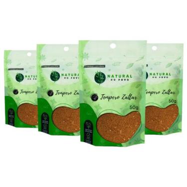 Imagem de Tempero Premium Zattar Em Pó ingredientes Selecionados Kit 4 Pouch 50g