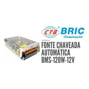 Imagem de Fonte Colmeia Chaveada 10a 120w 12v Automática Bms-120w-12v - CTB
