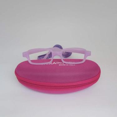 Imagem de Óculos infantil Miraflex New Baby 1 L Lilás de 3 a 6 anos tam 39