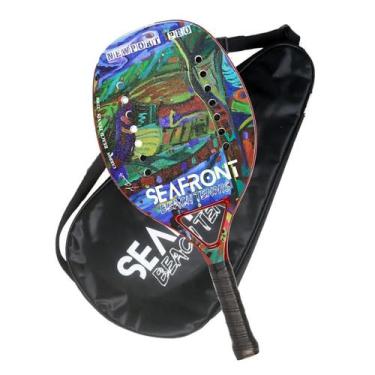 Imagem de Raquete De Beach Tennis Newport Pro Seafront - SHARK, Colorido