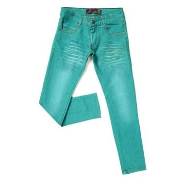 Imagem de Calça Jeans Verde Juvenil Do 10 Ao 16 - King Boy, 16