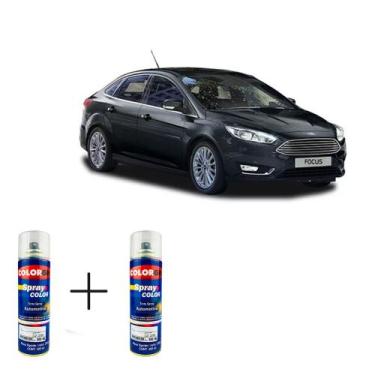 Imagem de Spray automotivo preto gales + spray verniz 300ml - Sherwin Williams