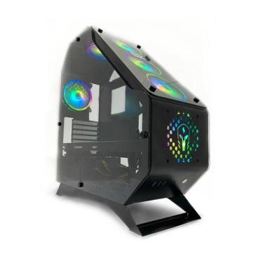 Imagem de Gabinete PC Gamer Storm-z Royal Lateral em Vidro Temperado 3 FANs RGB 