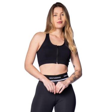 Imagem de Top Lilica Feminina Estilo Do Corpo Academia Preto, Preto, M