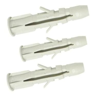 Imagem de 1000 Bucha 8mm Tijolo Bloco Parede Oca C/ Aba Sem Parafuso - Sfor