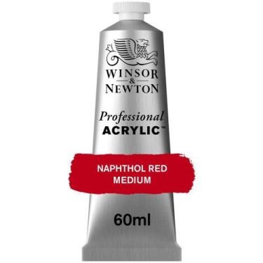 Imagem de Tinta Acrílica Professional Winsor 60ml 423 Napht Red Medium - Winsor 