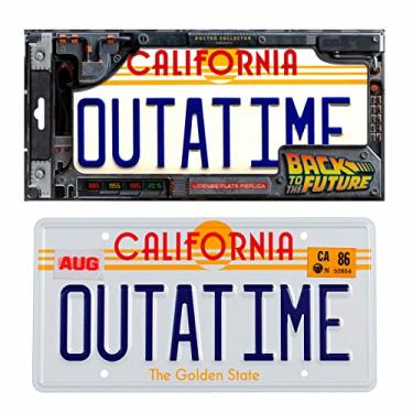 Imagem de Réplica de placa de licença Back to The Future Outatime