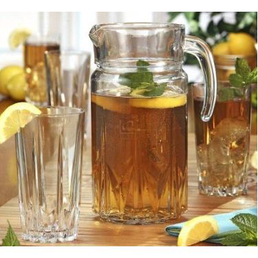 Imagem de Conjunto de bebidas Crystal Clear Verona de 5 peças com jarra